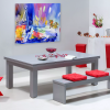 Table de billard convertible, dessus de table billard en bois