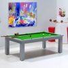 billard convertible, et tapis de billard couleur vert pomme