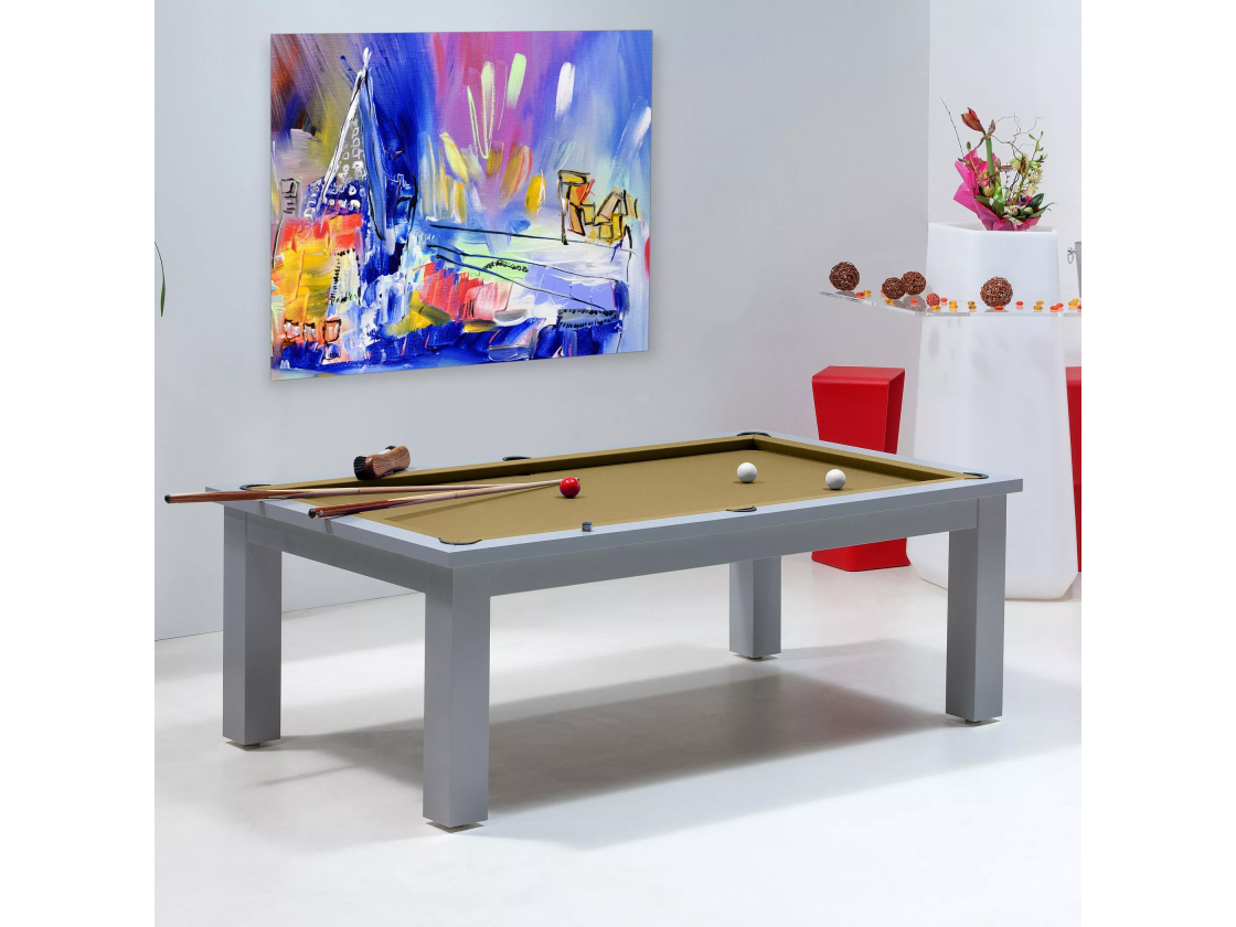 Billard de luxe, tapis de billard gold couleur or