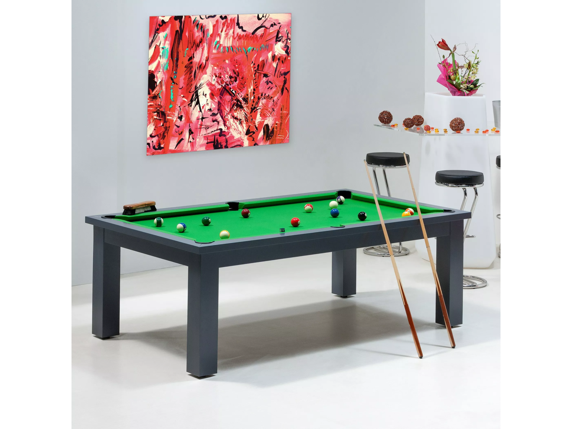 Table billard convertible - Billard americain modèle Washington