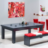 Table de billard convertible - Billard transformable en table à mangé en bois
