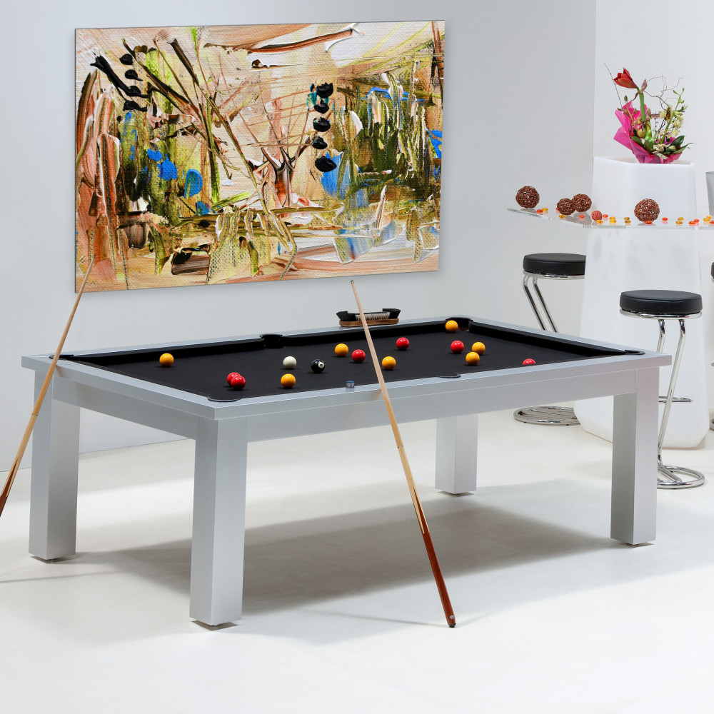 Billard transformable en table, billard americain : Memphis