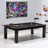Achat Table billard convertible - Tapis de billard noir