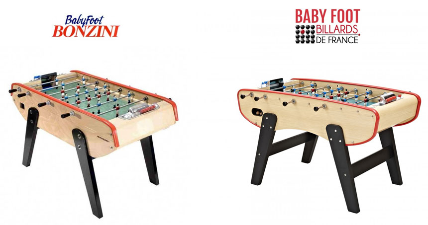 Baby foot bonzini et baby foot billards de france