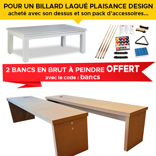 2 bancs offert