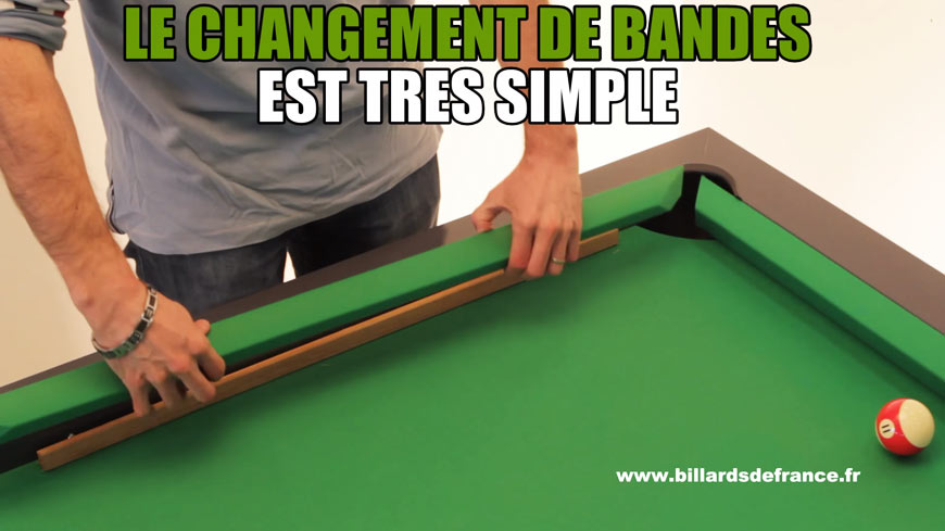 3 jeux de billard sur une seule table : billard carambole, americain et anglais