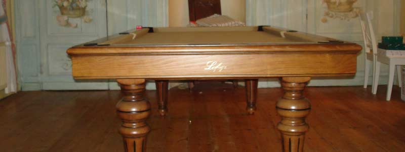 Table de billard bois en chêne massif