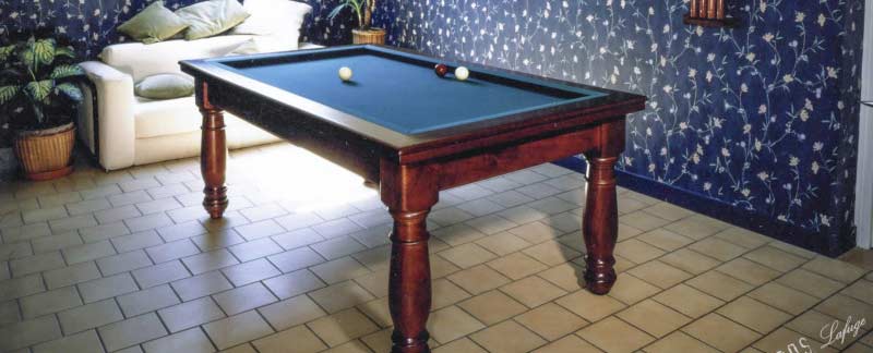 Table billard chêne