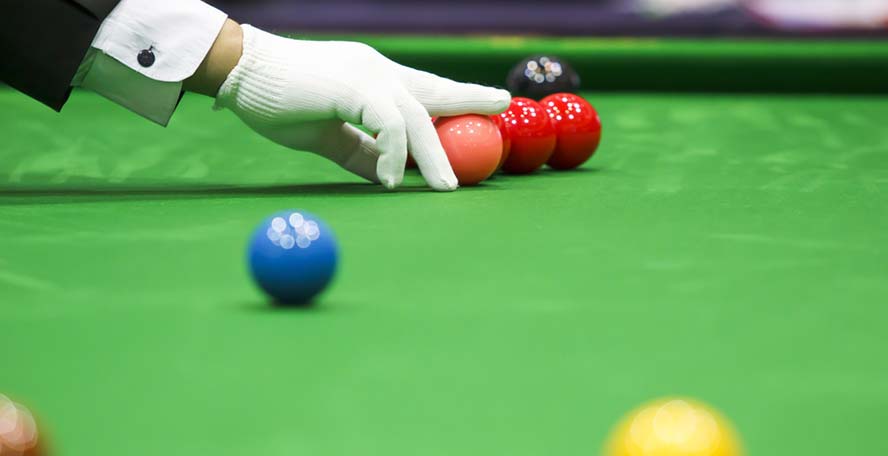 Compétition professionnelle de billard snooker