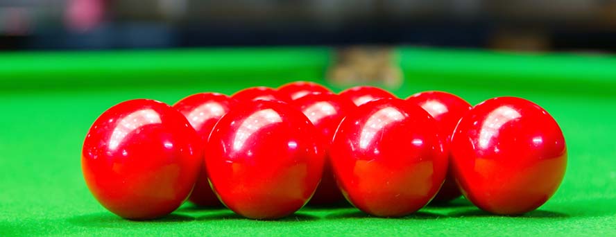 Boules rouges pour billard snooker