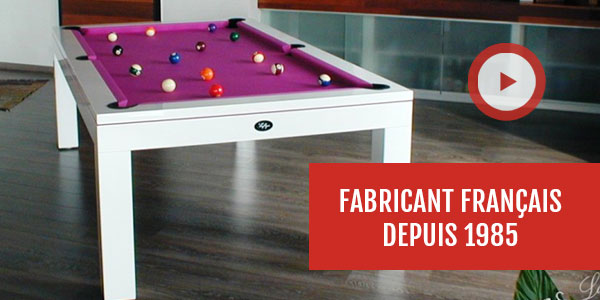 Fabricant français de billard depuis 1985