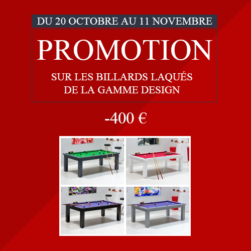 Promotion Billard design