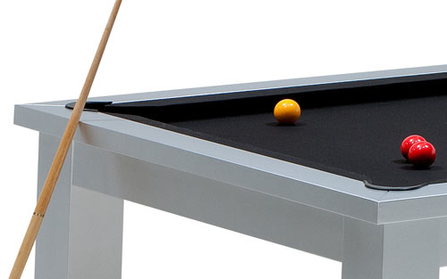 Table billard transformable avec vue détaillée : billard americain