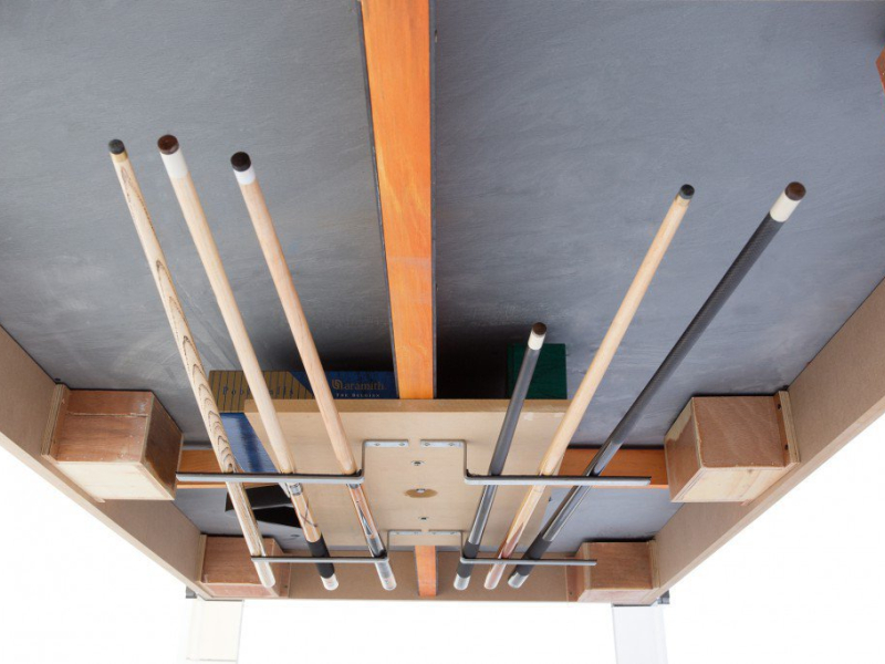 Leds, rangement sous le billard et gamme premium