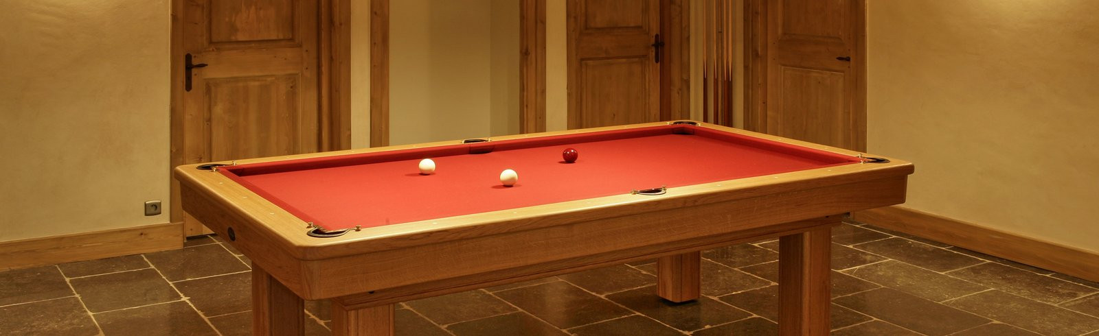 Billard Compétition chêne français drap rouge