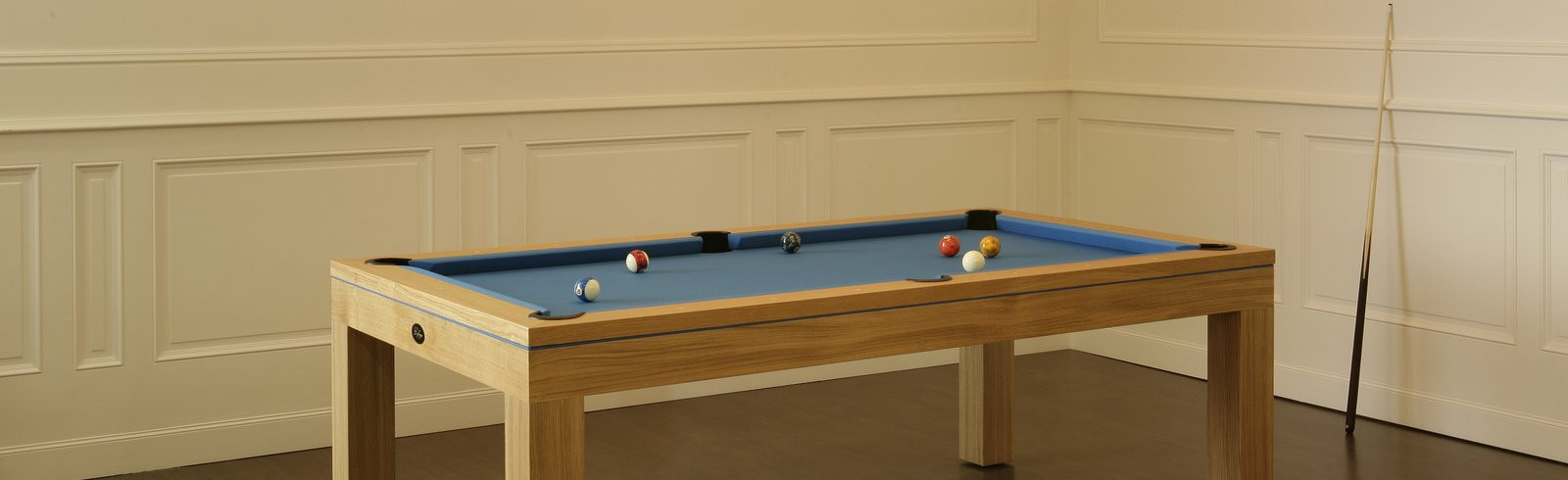 Billard EOS chêne naturel mat liseré bleu